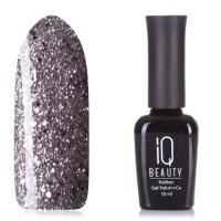 IQ Beauty Каучуковый гель-лак с кальцием 086 GO HOLLYWOOD Silver Dress