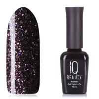 IQ Beauty Каучуковый гель-лак с кальцием 089 GO HOLLYWOOD Royal Black