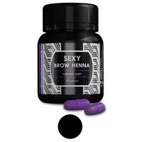 Хна SEXY BROW HENNA (30 капсул), черный цвет