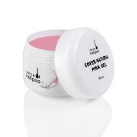 Cover Natural Pink Gel - Гель для наращивания натуральный розовый, 50 мл