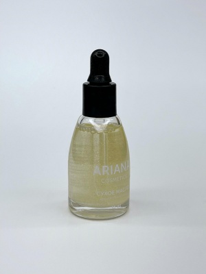 Сухое масло для кутикулы с шиммером "Ваниль" Ariana Cosmetics 15 мл