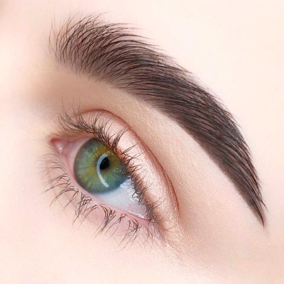 DARK BROWN хна для бровей EkkoBeauty