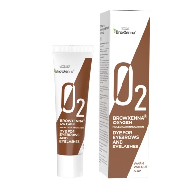 Краска для бровей и ресниц Warm walnut #6.42 BrowXenna, 15 мл