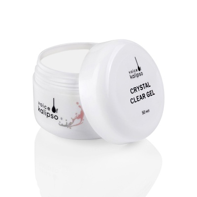 Crystal Clear Gel -  Гель для наращивания ногтей прозрачный, 50 мл
