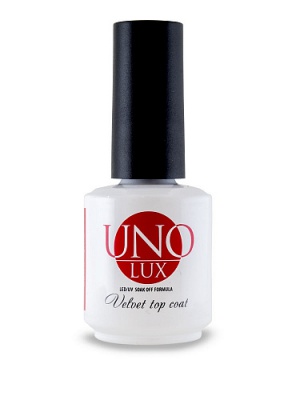 Верхнее покрытие "Uno Lux Velvet Top Coat", 15мл.