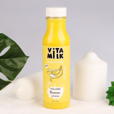 VITAMILK  Гель для душа Банан и Молоко 350мл