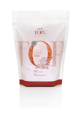 Воск горячий (пленочный) ITALWAX Top Line Coral (Коралл) гранулы 750гр