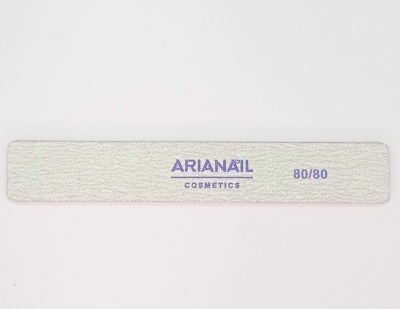 Пилка ARIANA cosmetics для искусственных ногтей 80/80