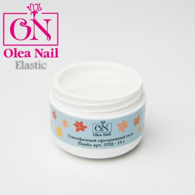 Гель однофазный прозрачный Elastic Olea Nail 15ml