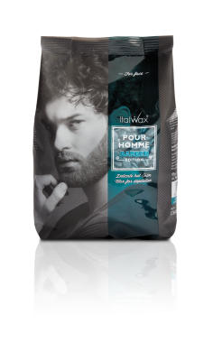 Воск горячий (пленочный)  ITALWAX POUR HOMME barber мужской гранулы 0,5 кг