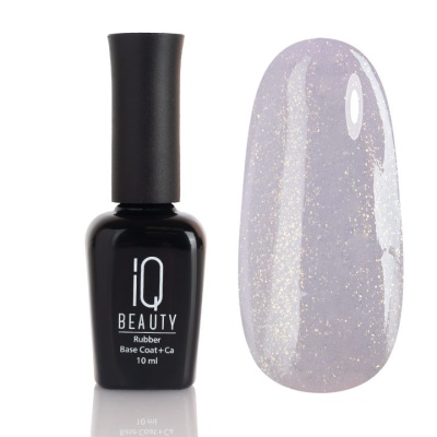IQ Beauty Камуфлирующее базовое покрытие с шиммером каучуковое с кальцием Фарфор & Золото