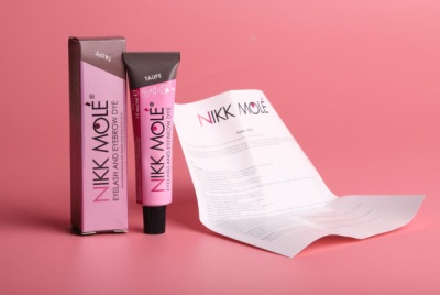 Краска для бровей и ресниц Nikk Mole - серо-коричневый
