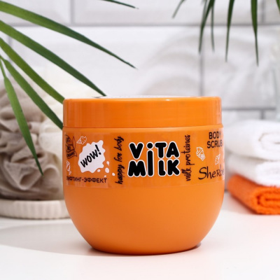 VITAMILK  Скраб-щербет для тела Манго и Маракуйя 500 мл