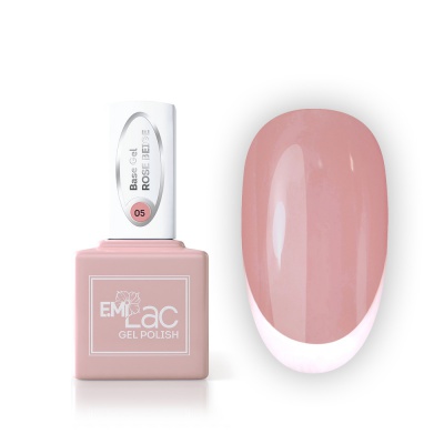 E.MiLac Base Gel Бежево-розовый