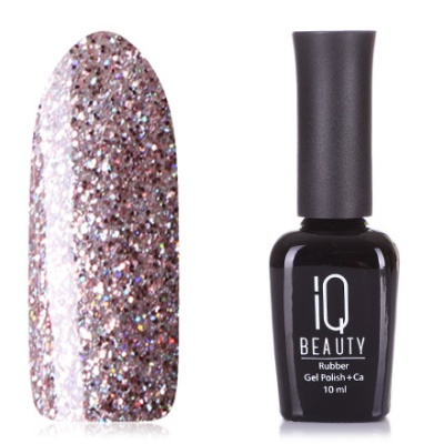 IQ Beauty Каучуковый гель-лак с кальцием 087 GO HOLLYWOOD Pink Champagne