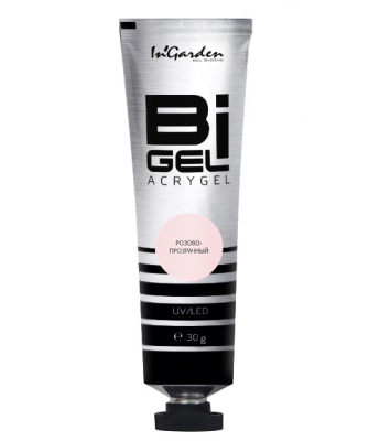 Акригель Bigel розово-прозрачный clear-pink