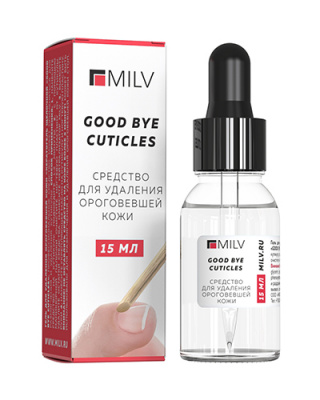Гель для удаления ороговевшей кожи "Кератогель щелочной "GOOD BYE CUTICLES" 15 мл.