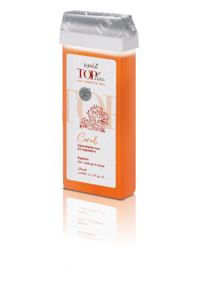 Воск ITALWAX Top Line в картридже 100мл Коралл
