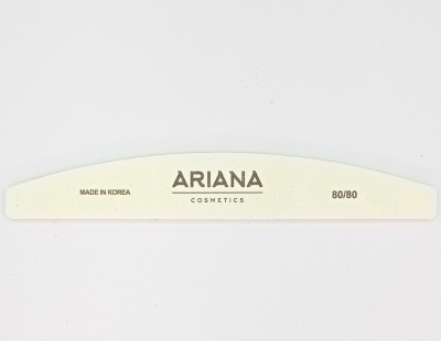 Пилка ARIANA cosmetics для искусственных ногтей 80/80