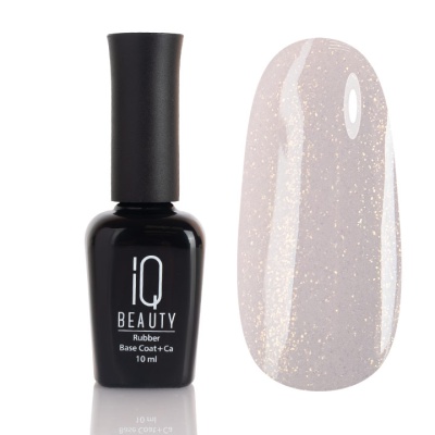 IQ Beauty Камуфлирующее базовое покрытие с шиммером каучуковое с кальцием Крем & Золото