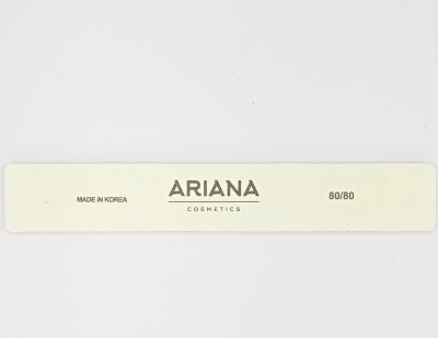 Пилка ARIANA cosmetics для искусственных ногтей 80/80