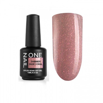 Shimmer Base Coral OneNail