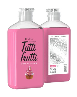 Гель для душа «TUTTI FRUTTI». 340 мл.
