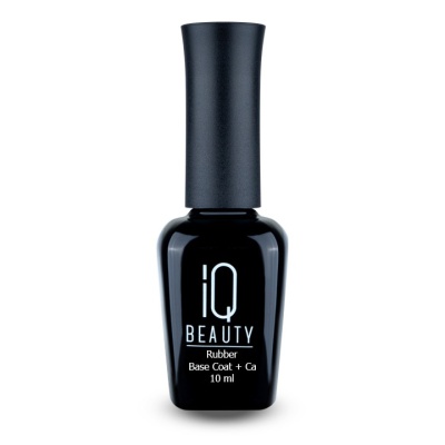 IQ Beauty Камуфлирующее базовое покрытие каучуковое с кальцием (карамельный), 10 мл